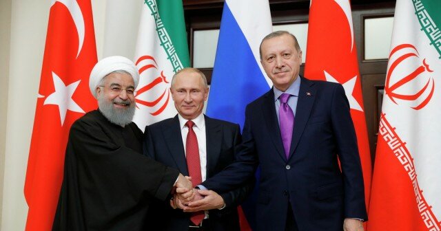 Путин назвал обстоятельными переговоры с Рухани и Эрдоганом по Сирии в Сочи
