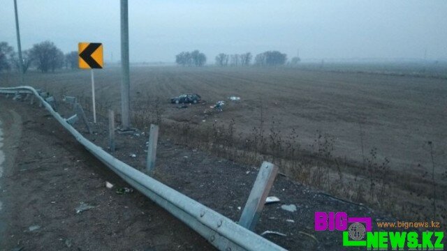 Машина слетела с моста по трассе Алматы - Капшагай есть погибший.