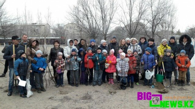 Жители Капшагая приняли сегодня участие в Общегородском субботнике.